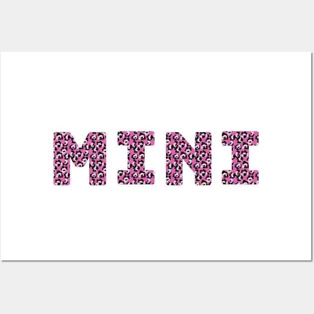 Mini design in pink cheetah Wall Art by Anines Atelier